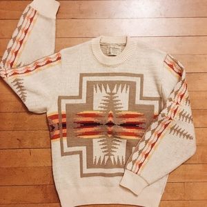 Vintage Pendleton Knit Southwest Sweater